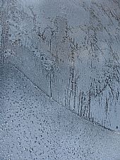 frosted window in the East Church, Cromarty